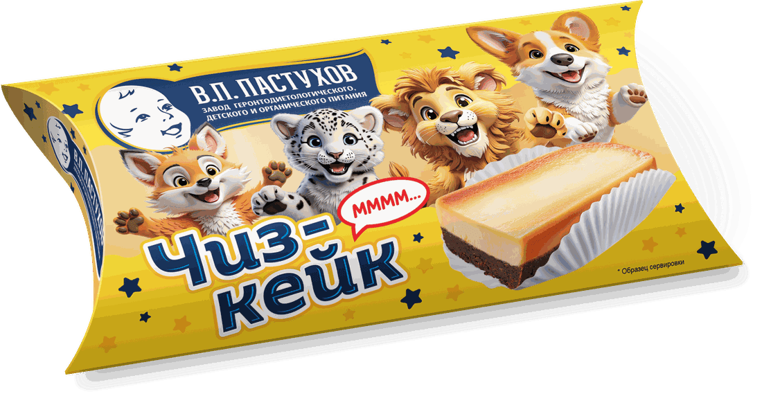 Чизкейк — Классический, яркая упаковка: упаковка