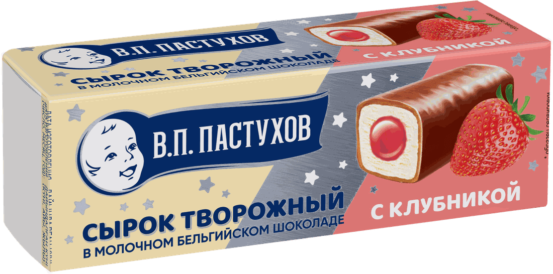 Сырок — Клубника — лайт: упаковка