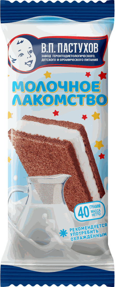 Молочное лакомство — Без шоколада: упаковка