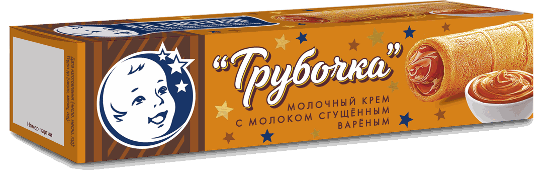 Трубочка — Варёная сгущёнка, 30 г: упаковка